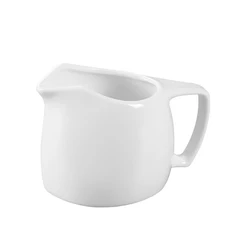 Savall HoReCa star hotel restaurant catering white porcelain milk jar MAGIC CUBE big ceramic Milk jar 200ML