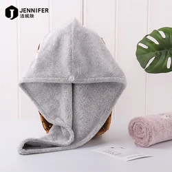 Оптовая продажа, полотенца из бамбукового угля на заказ, шапочка для сушки волос, супервпитывающее полотенце из бамбукового волокна для сушки волос