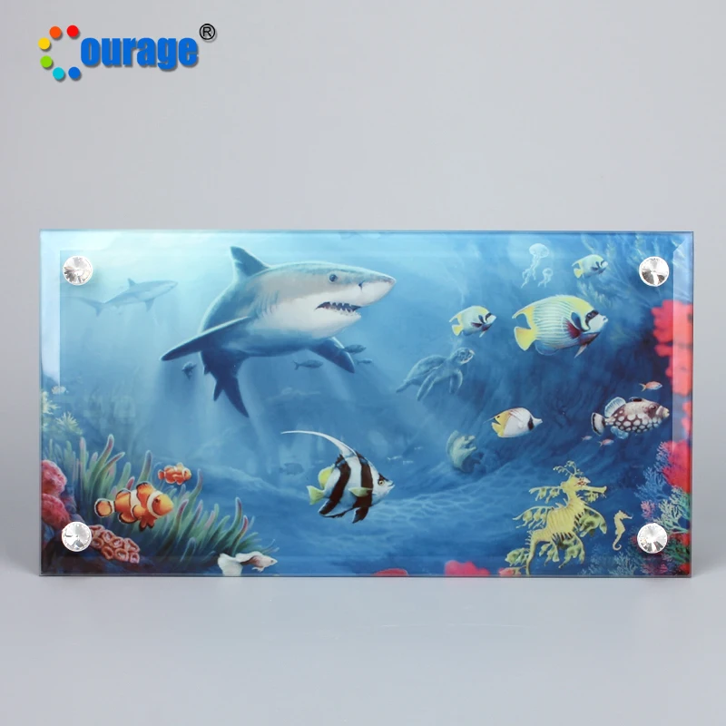 COURAGE New arrival fashion custom picture transparent photo frame (BL-29)