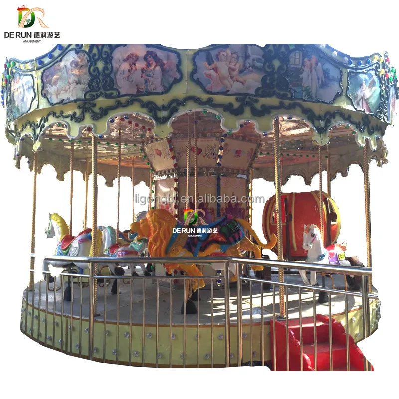 amusement park Kids 16 seats Carousel  horse for Sale