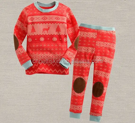 Christmas pajamas promotional funny clothing set wholesale boutique family clothes kids pajamas