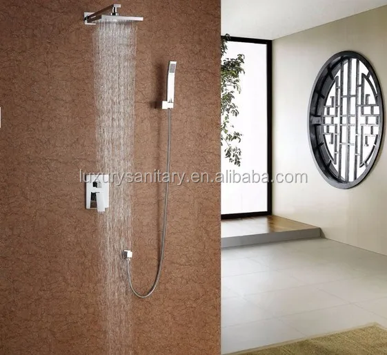 10 years guarantee luxury in wall conceal bathroom shower faucet building plumbing materials