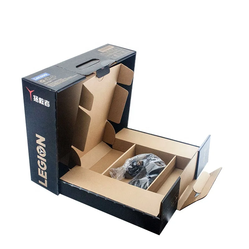 Eco-friendly China Custom Print Laptop Packaging Simple Corrugated Paper Packing Mailing Box