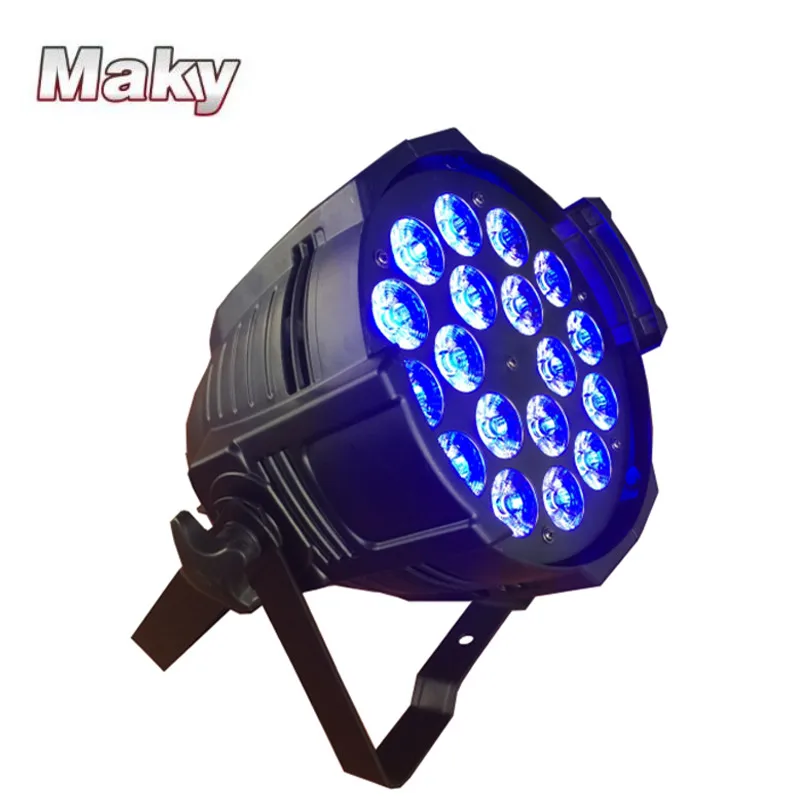 Светодиодный Профессиональный светильник 18x18 6 в 1 для помещений Par 64 Light