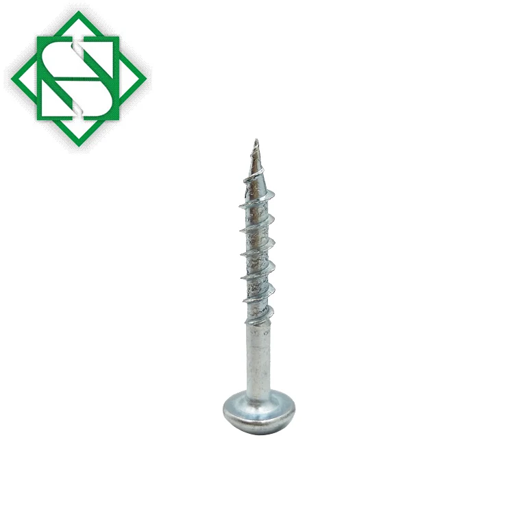 Blue Zinc Finish Screw Square Drive Multipurpose Wood Screw for Toy