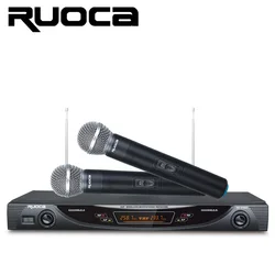 Selling Most Karaoke Apps 2 Channels Collar Vhf Wireless Microphone