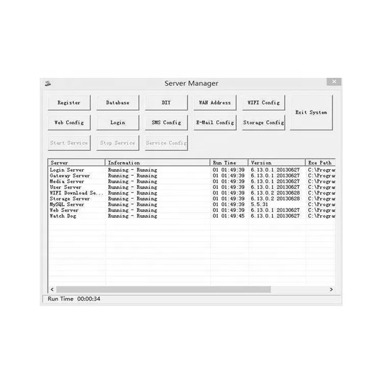 Программное обеспечение для сервера CMS (программное обеспечение для управления центром)