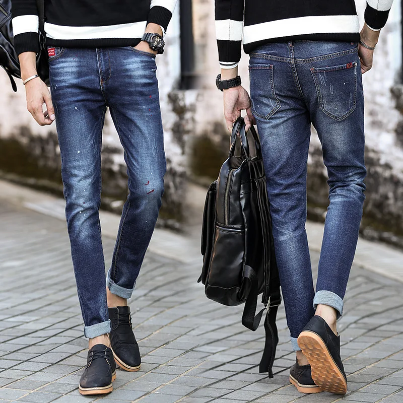 
boutique nice long jeans for men wholesale jeans 100% cotton damaged jeans urban designer manufacturer in china 