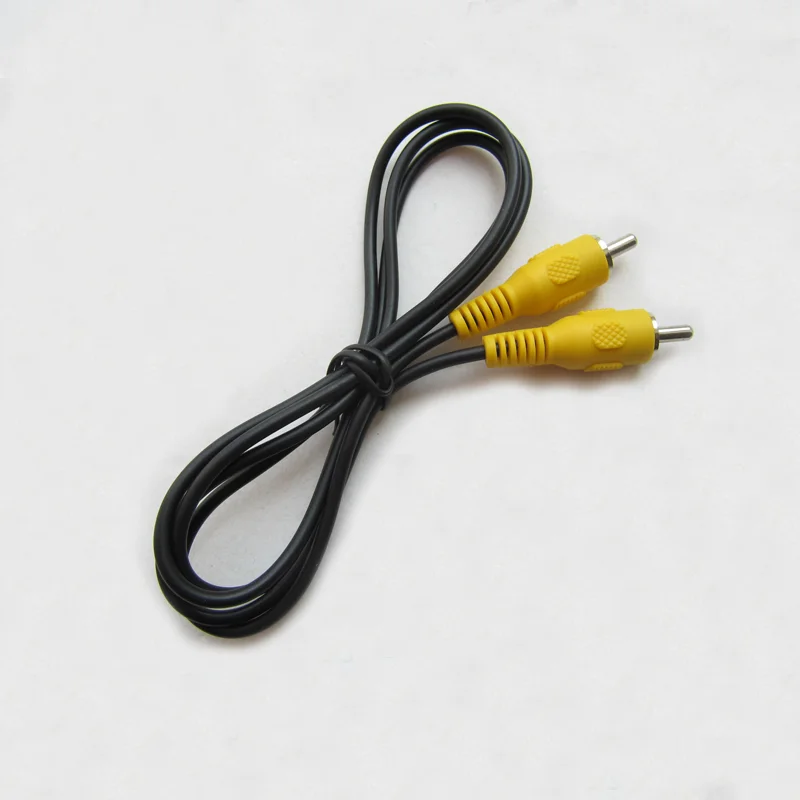 Hot sell Right Angle Stereo to RCA Cable White/Yellow/Red Audio Cable