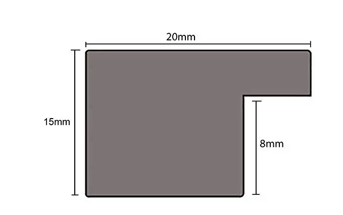 High quality A3 black Wood Thin Matt Black Ready Made Picture Frame