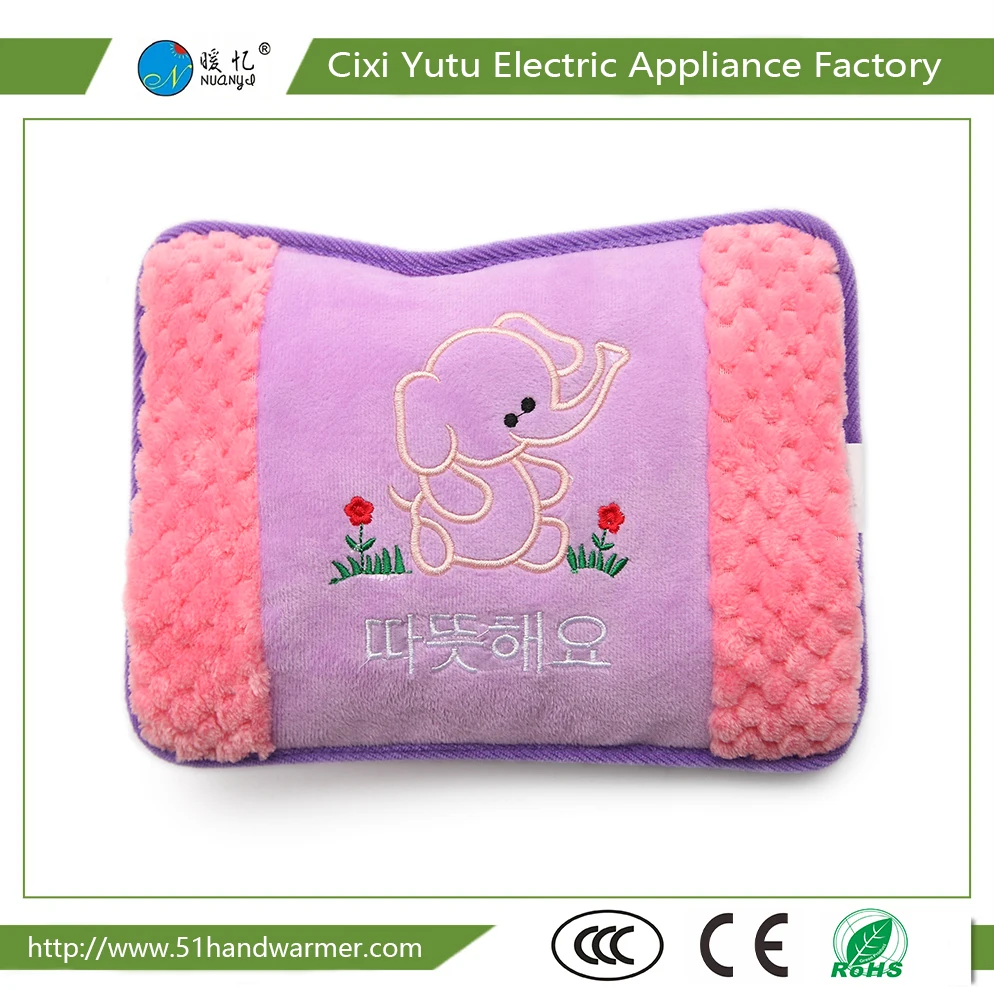 fashion electric hot water bag hand warmer pack