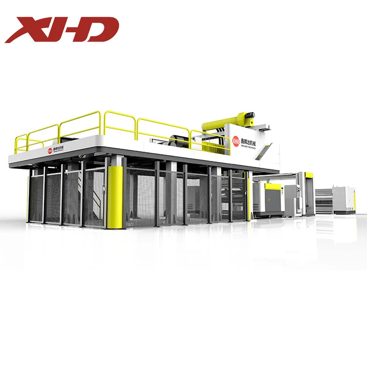 XHD-80/130/80*2400 Automatic Cast Film Line Machine With Four-air-shaft Center Winder