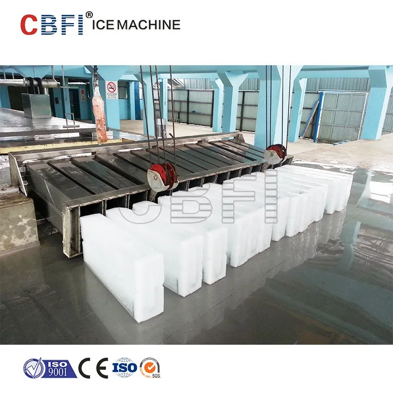 100tons industrial freon block ice machine,block ice making machine ice maker
