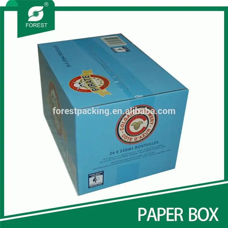 Сильные качества Китай прямоугольных картонных коробка вина