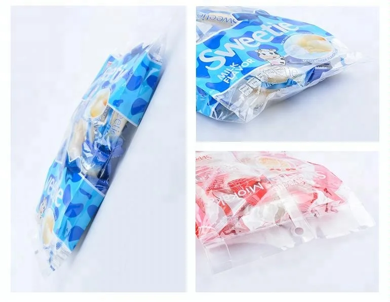 China Manufacturer Cotton Candy Packaging Bag Custom Logo Printing Food Grade Plastic Bag For Sale