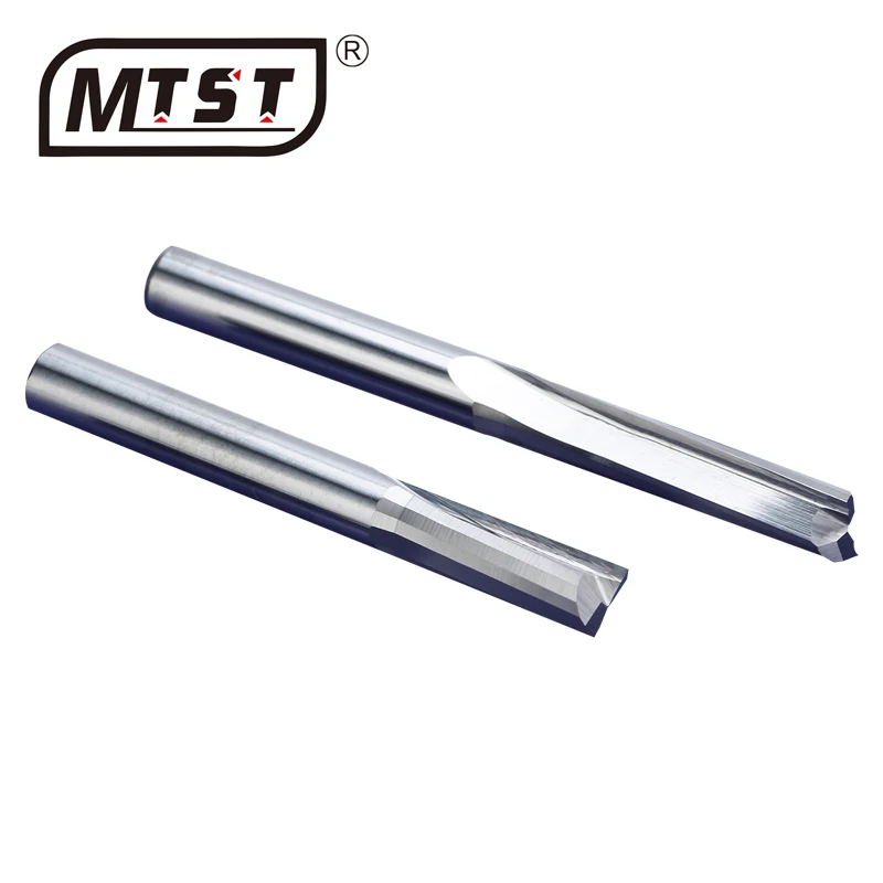 
4mm double flute straight groove end mill carving cnc engraving machine wood cutter carbide tools 