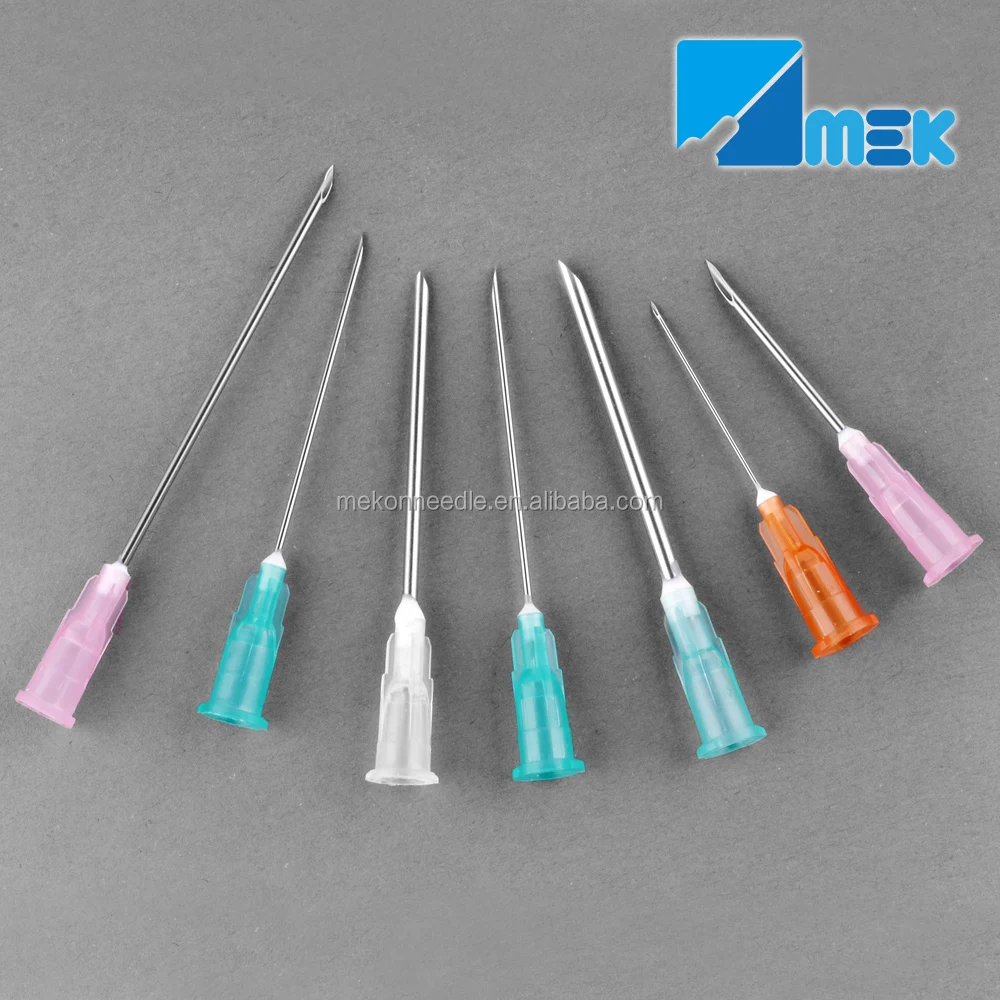 Hypodermic needles for single use mesotherapy needle 14G-34G with CE ISO 510K certificate