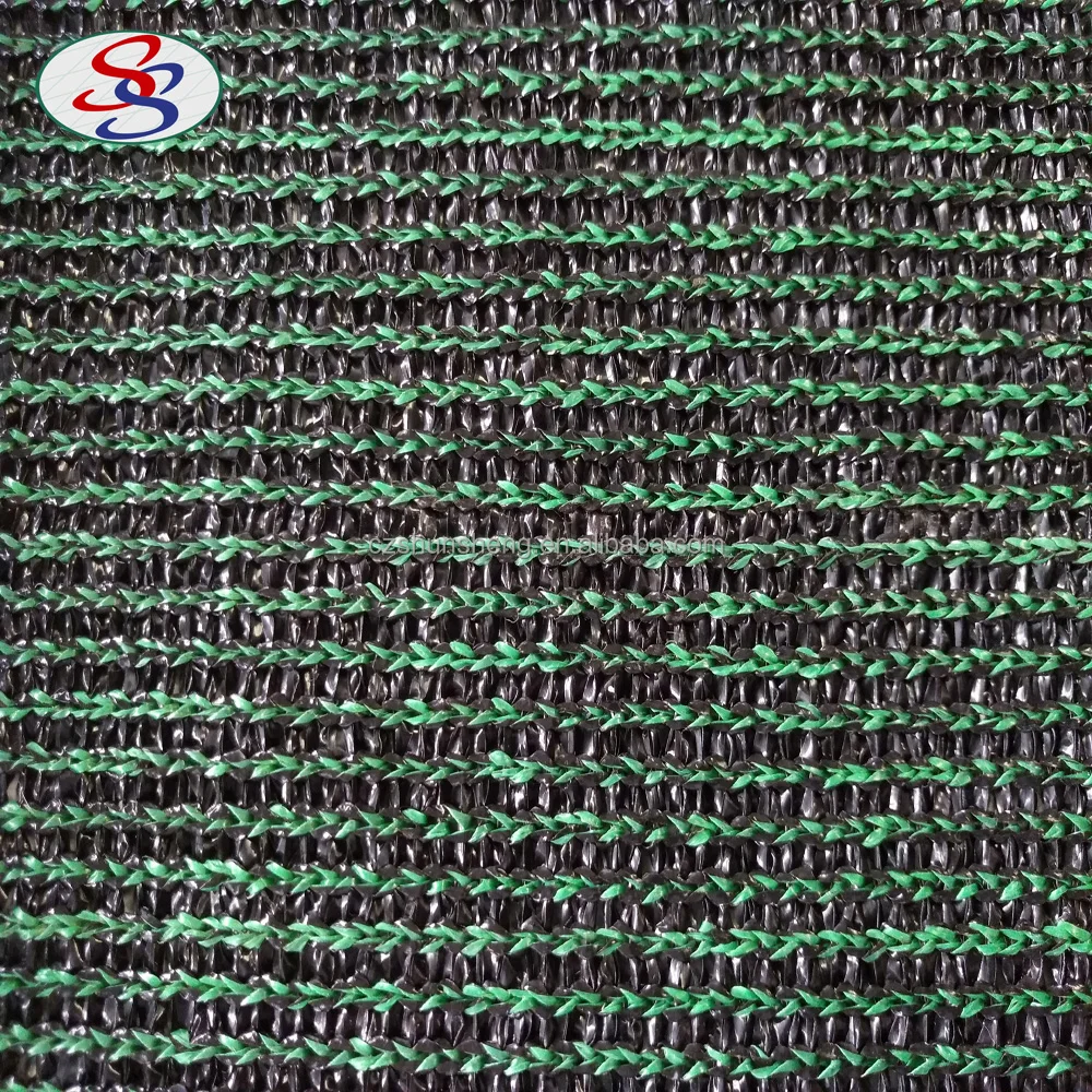 100% полиэтиленовый материал, зеленая Солнцезащитная сетка