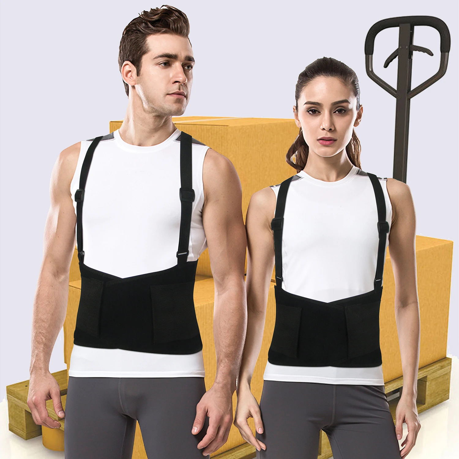 Акция высококачественный Эластичный черный нейлоновый защитный тренажер для талии для мужчин