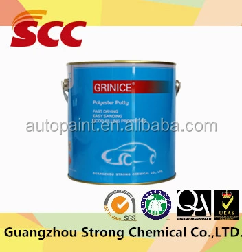 Good coverage and good resistance body filler putty