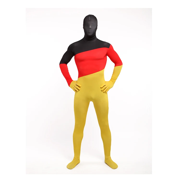 
New Costume Full Bodysuit red colors lycra Catsuit Zentai for male  (60781073398)