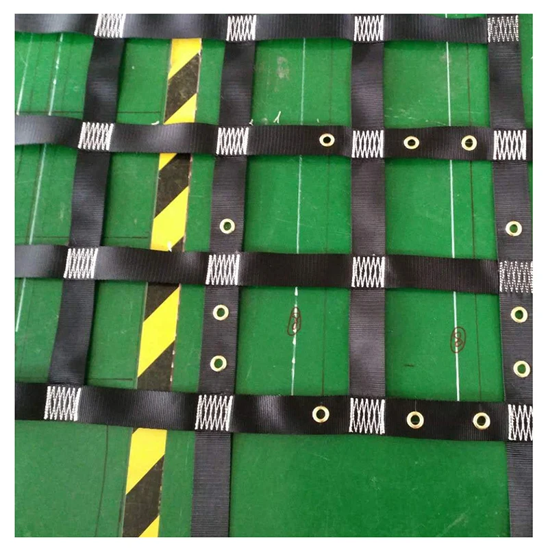 High quality durable webbing climbing cargo net with eyelets