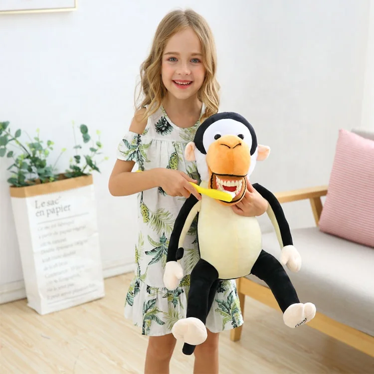 dental plush puppets for dentist teaching brush models dental toys