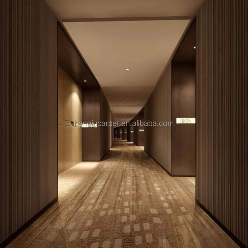 Simple Pattern Cheap Price Corridor Carpet for Hotel Used W-SG1010 Series