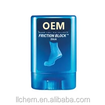 OEM Friction Block Stick for reducing rubbing on skin