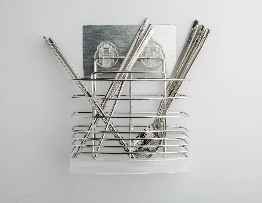 Stainless Steel Knife Fork Spoon Holder Kitchen Chopstick Rack