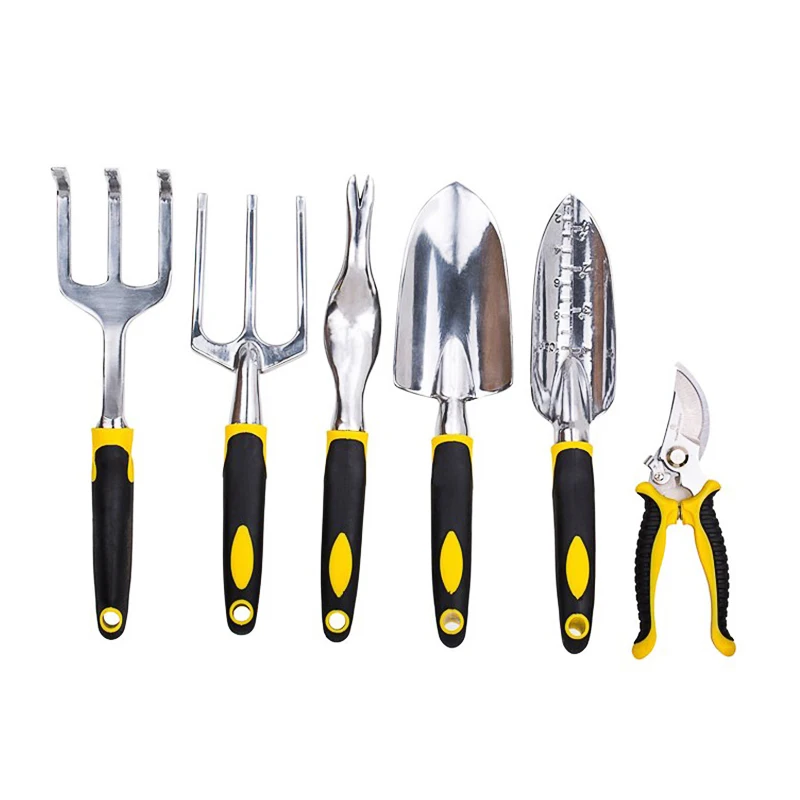 
7Pieces Garden Tool Set High Quality Aluminium alloy Garden Tool and Bag with Garden 