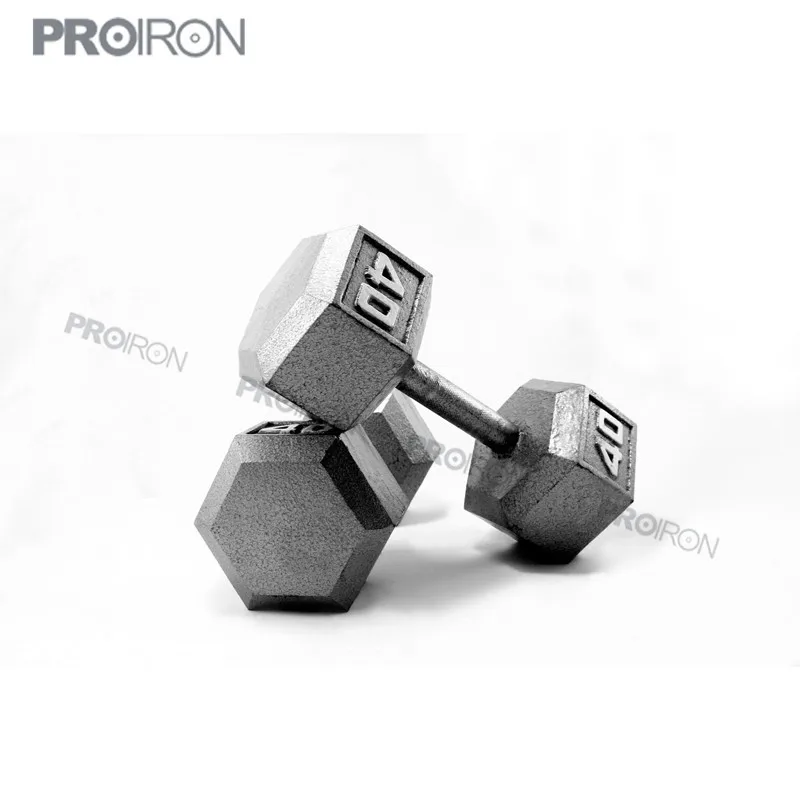 40lb тяжелой атлетике тренажерный зал чугуна окрашенные hex