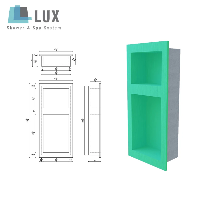 EPS Shower Niche with cement coating