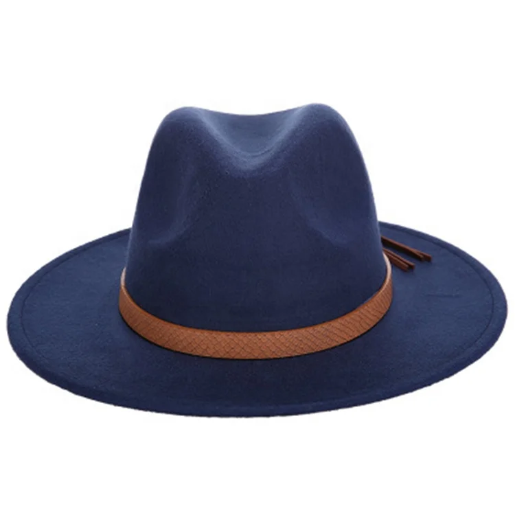 
Wholesale Summer Men High Quality Seaside Holiday Jazz hat Sunshade Straw Panama Fedora Hat With Belt 