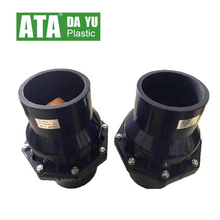 dn20 to dn150 kitchen sewage cut-off valves mini plastic none one way return flap slip swing check valve