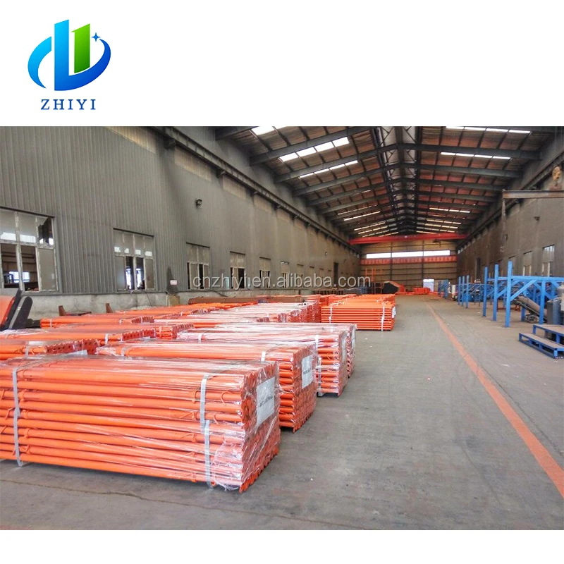 Factory  building telescopic hydraulic prop puntales galvanizados hot dip galvanization metal prop etais metallique