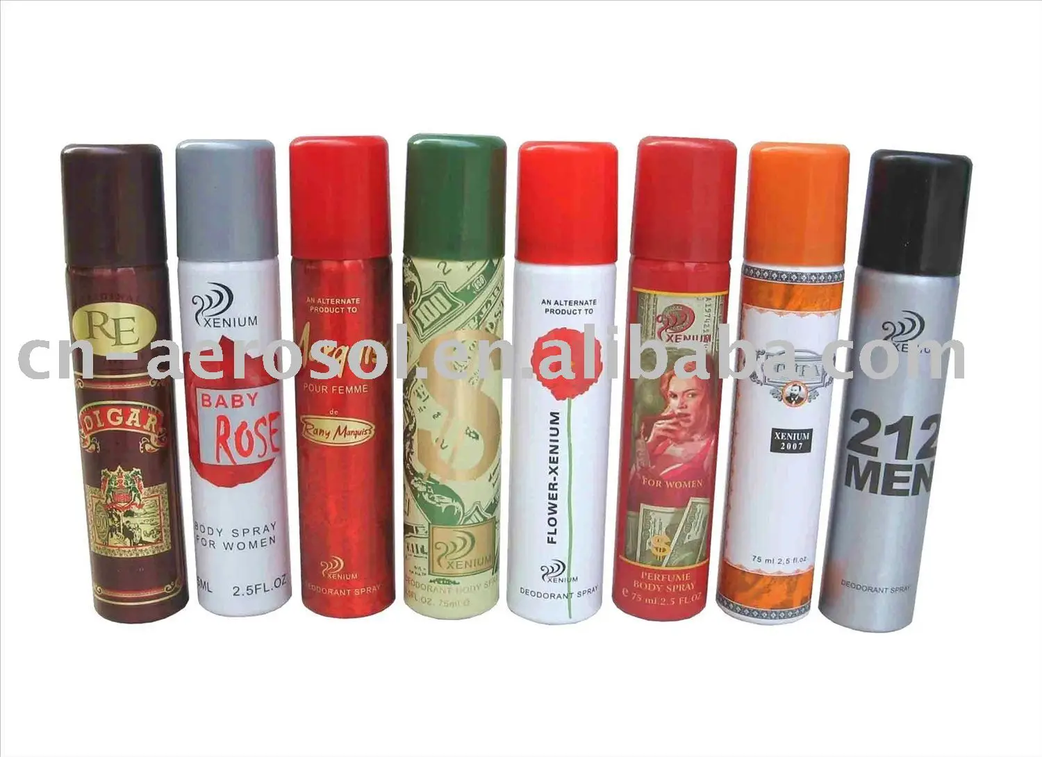 75ml deodorant body spray good quality perfume spray