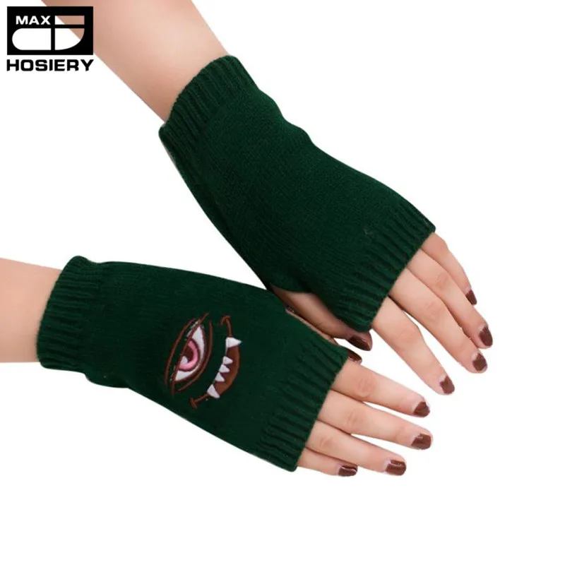 New Style Women Female Girl mittens Knitted Arm Fingerless Warm Winter mittens Soft Warm Mitten For Women Guante