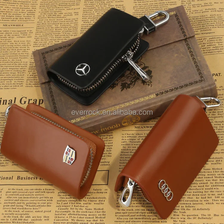 
Personality style key Wallets key bags fashion Leather Key Chain Wallet, Car Logo Keychain Wallet 