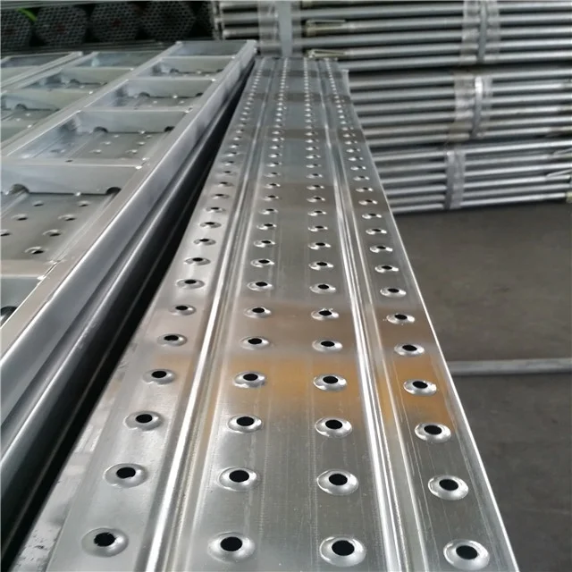 construction galvanized surface treatment scaffolding steel plank