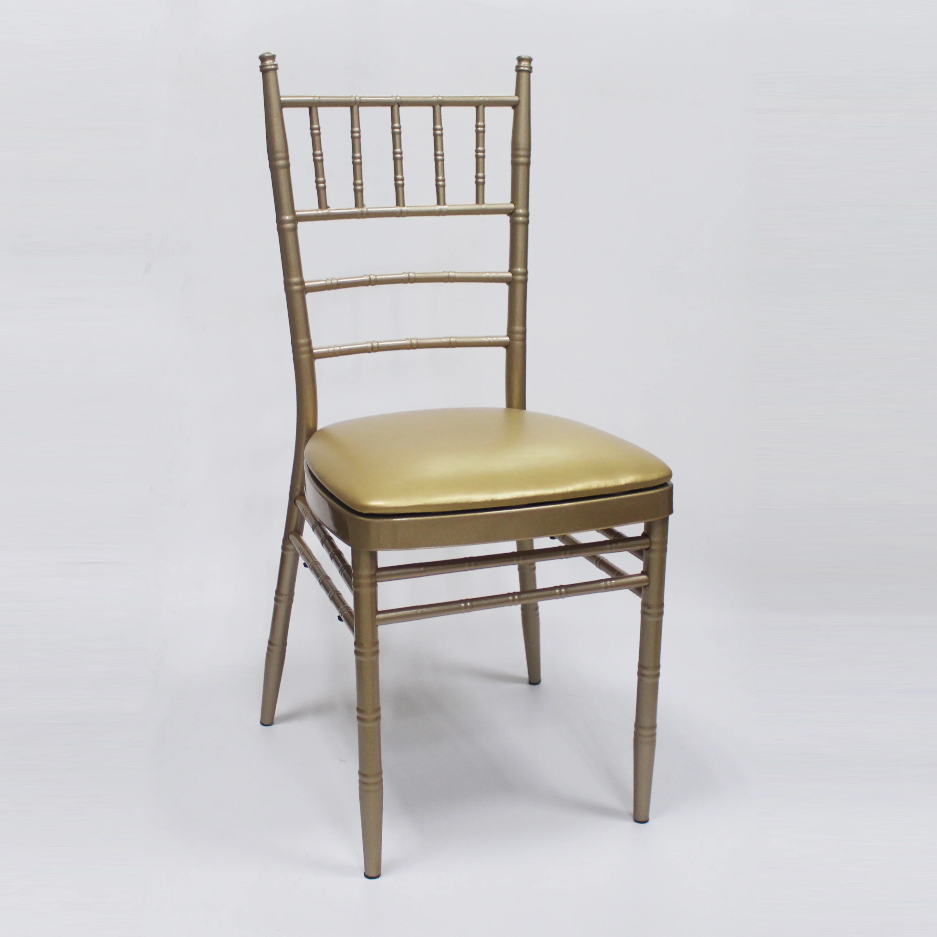 Modern Iron Tiffany Wedding Dining Chairs Wholesale Metal Chairs for Banquets Events Restaurants Hotels Outdoor Application