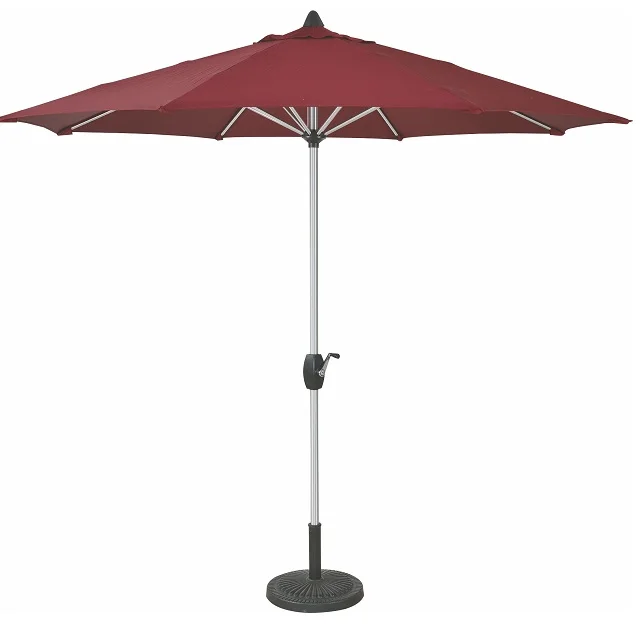 
 Садовый зонт с ручкой и логотипом на заказ, открытый зонт от солнца для внутреннего дворика, 9 футов   (60831601048)
