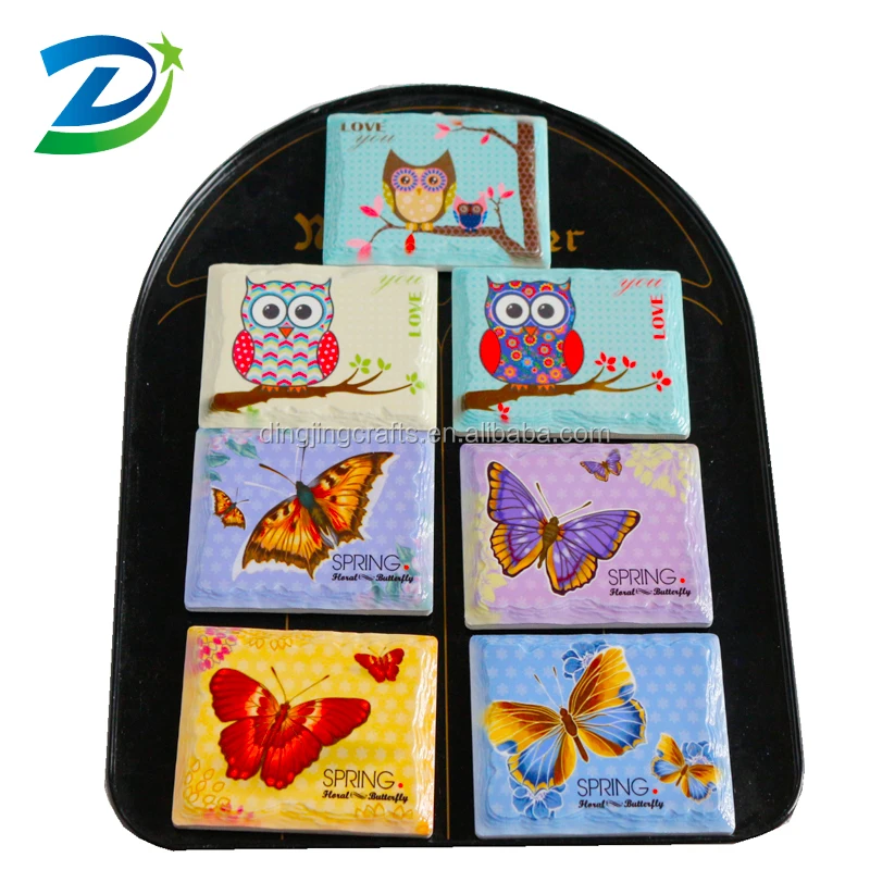 
Advertising products refrigerator magnet wholesale , custom ceramic souvenir fridge magnet 