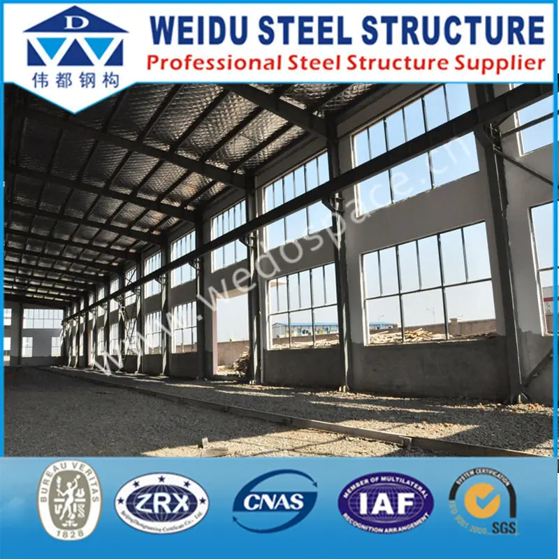 Arch sandwich type steel structure houses For Agricultural House Cow Goat