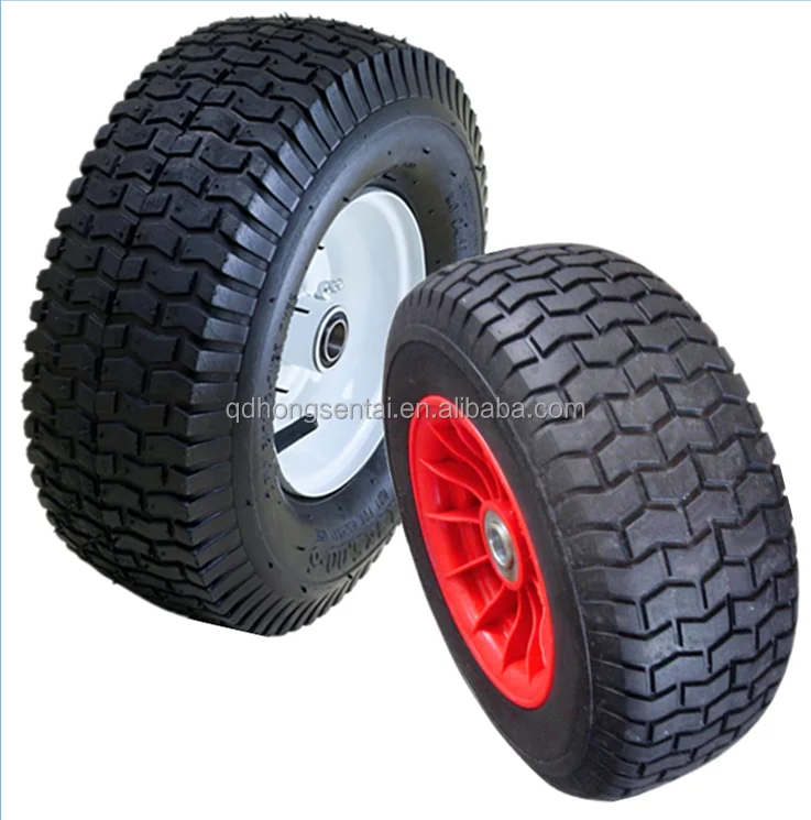 beach cart wheel inflatable pneumatic air rubber tire 13x5.00-6 wheels with metal rim or plastic rim
