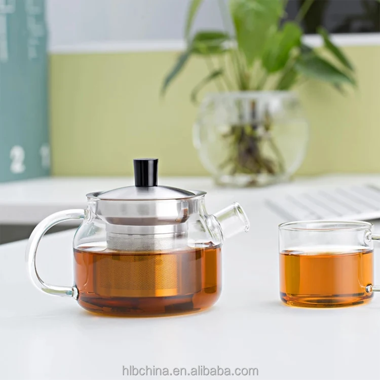 Cheap glass transparent teapot for the gas stove
