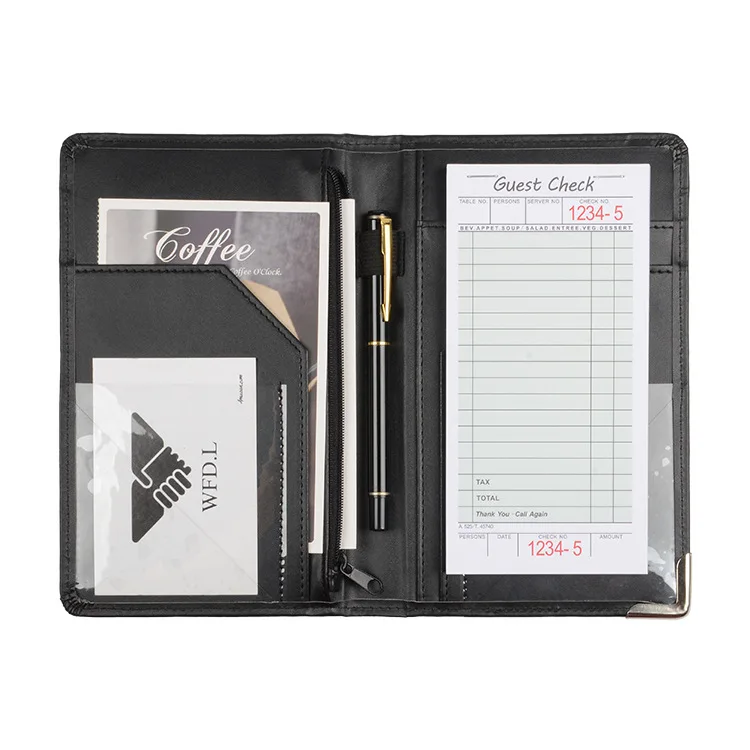 Guest Check Book Deluxe Server Wallet for Restaurant