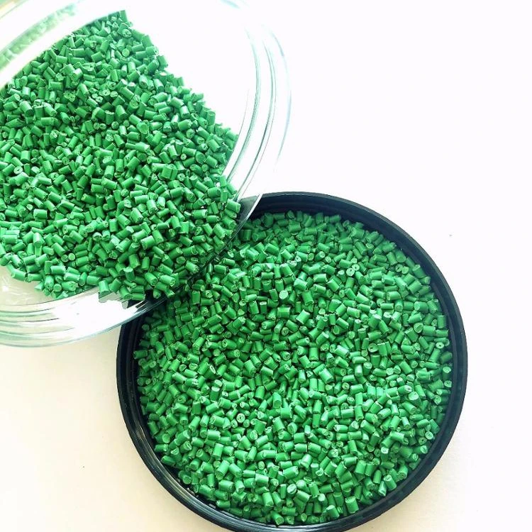 PE/PP Light Green Color Masterbatch for Plastic Injection Molding juice bottle mixer