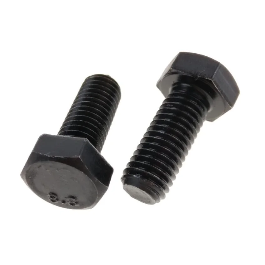 Grade 8.8 Hex Head Screws High Tensile Strength Fastener for Heavy Duty