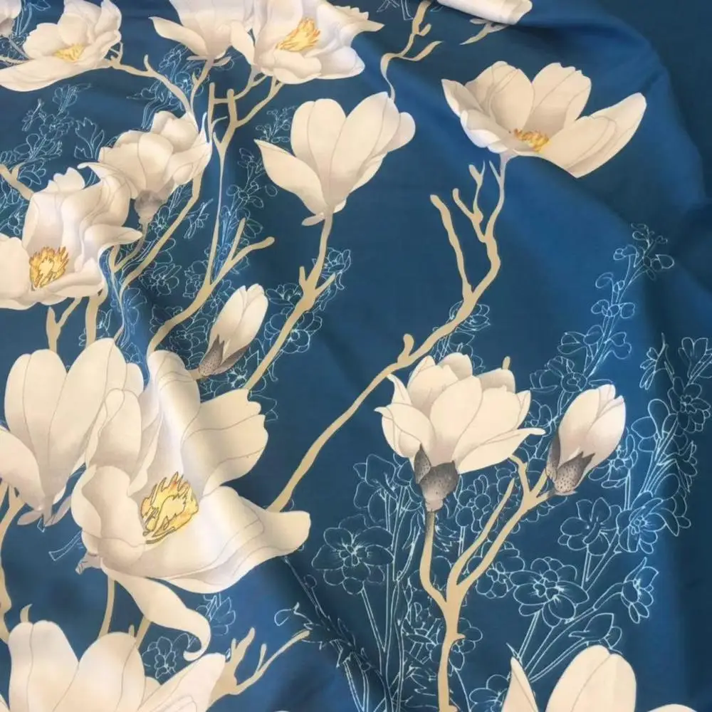 3D PRINTED BRUSHED BED SHEET FABRIC POLYESTER 3D PRINTING MICROFIBER FABRIC FOR BED SHEET